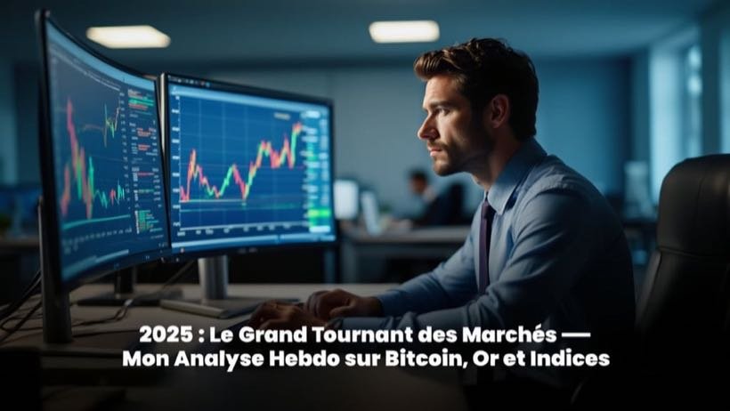 2025 : Le Grand Tournant des Marchés — Mon Analyse Hebdo sur Bitcoin, Or et Indices