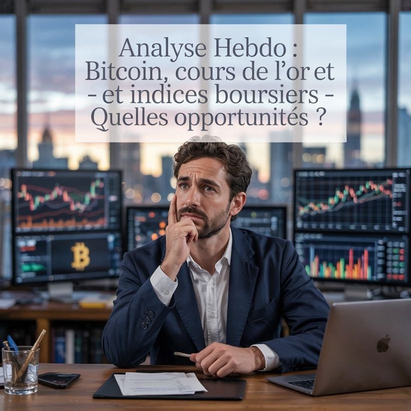 Analyse Hebdo : Bitcoin, Cours de l'Or et Indices Boursiers – Quelles Opportunités ?
