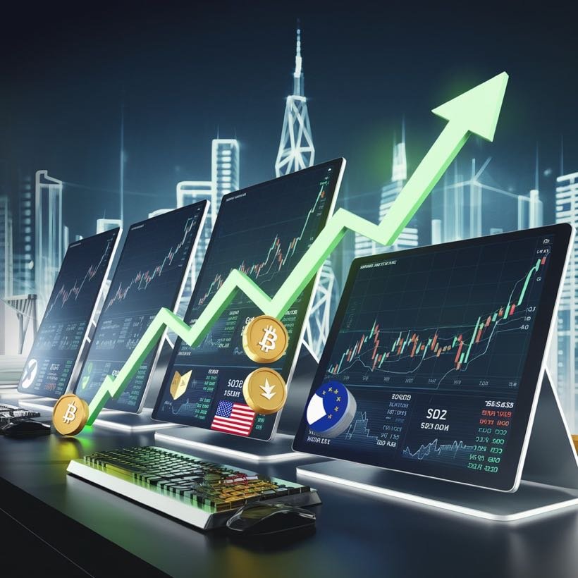Analyse hebdomadaire des tendances des cryptos, des indices et des matières premières