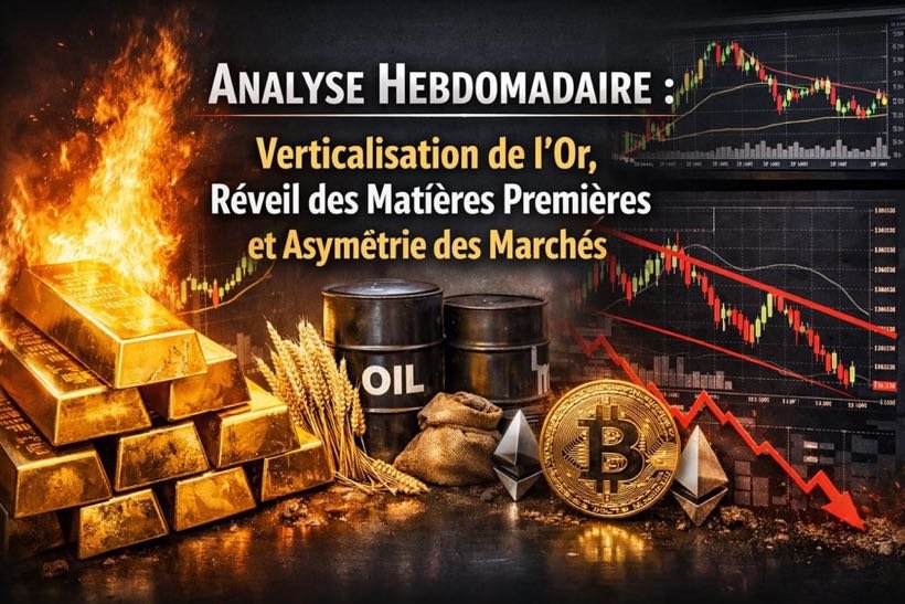 Analyse Hebdomadaire : Verticalisation de l'Or, Réveil des Matières Premières et Asymétrie des 