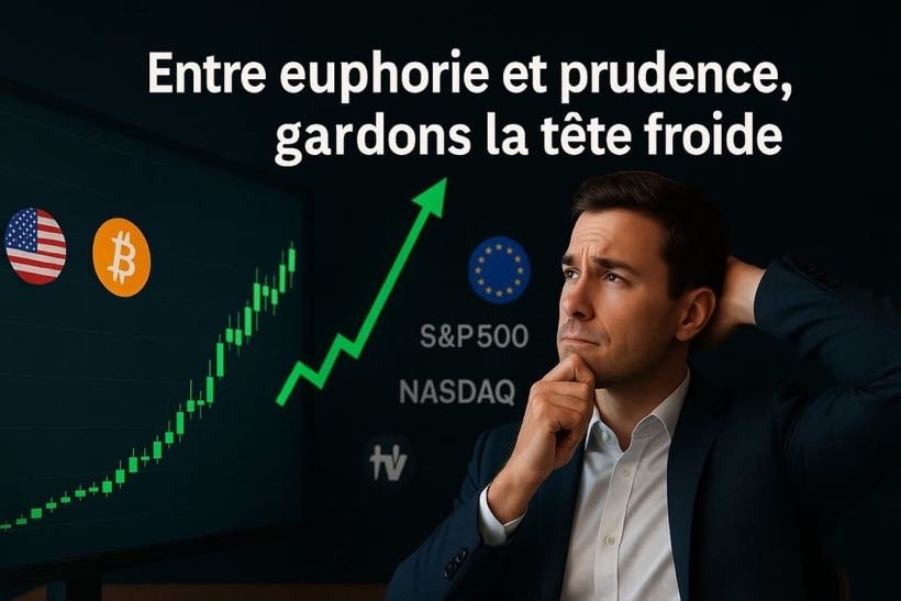 Les marchés financiers en août 2025 : Entre euphorie et prudence, gardons la tête froide