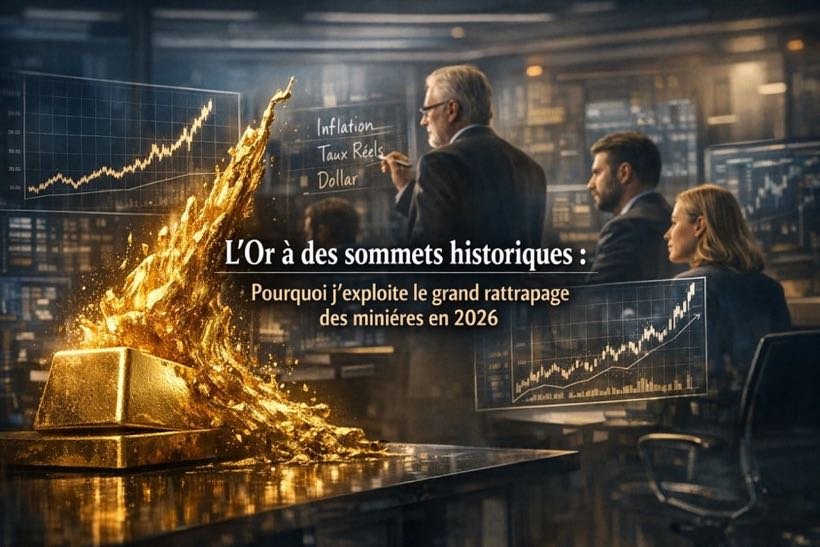 L'Or à des sommets historiques : Pourquoi j'exploite le grand rattrapage des minières en 2026