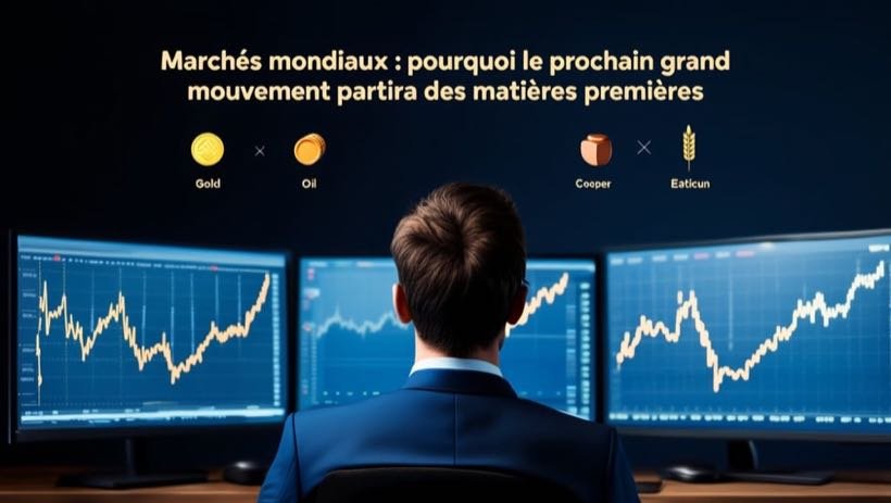 Marchés mondiaux : pourquoi le prochain grand mouvement partira des matières premières