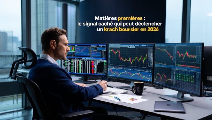 🟡 Matières premières : le signal caché qui peut déclencher un krach boursier en 2026