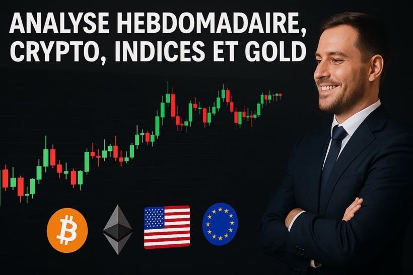 Mon Analyse Hebdomadaire –Crypto, Indices et Gold 7 Juillet 2025