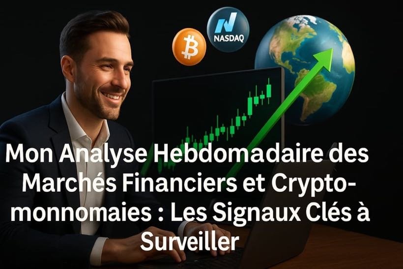 Votre arti🎯 Mon Analyse Hebdomadaire des Marchés Financiers et Cryptomonnaies : Les Signaux Clés à S